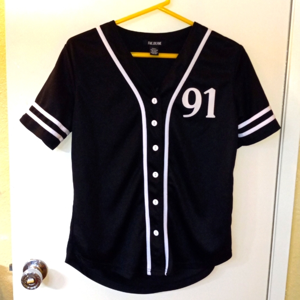 Jersey Shirt Button Up